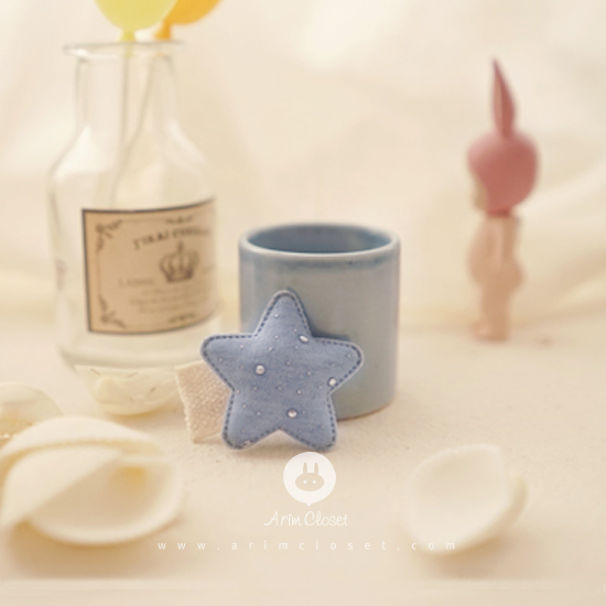 [5차제작] 바닷속 별님이 들려주는 이야기 핀 - nonslip blue star baby pin