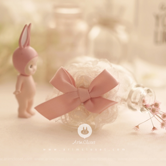 [2차제작] 달콤한 딸기크림 페스츄리 - baby pink ribbon lace pin