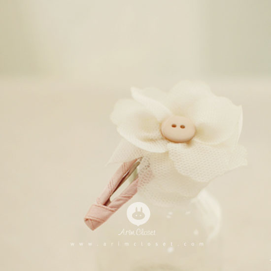 [8차제작] 꽃인 줄 알았잖아 : 똑딱핀 - flower baby pin
