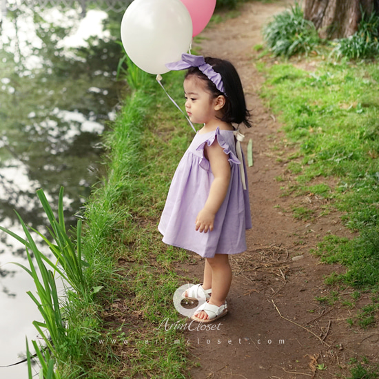 [5차 제작] 그녀에게 은은히 풍기는 비누향 - violet baby fascinating cotton dress