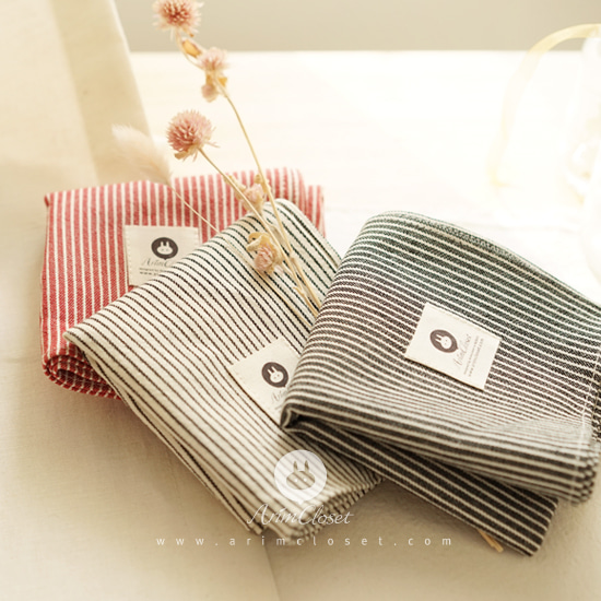 트렌디함을 아는 쪼꼬미는 쫌 달라 - 3color trendy stripe petit scarf