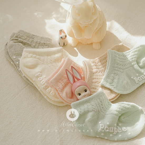 [3차입고] 쪼꼬미의 신나는 여름날에 즐겨신는 양말 :) - 5color baby summer socks set (5ea 1set)