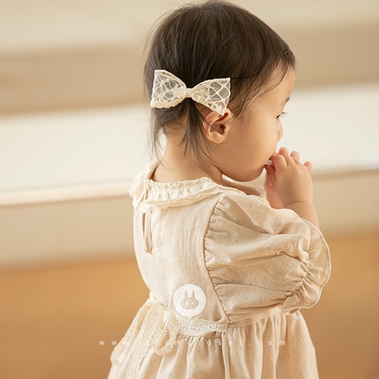 사랑하는 쪼꼬미의 귀엽고 어여쁜 날에 :) - lovely lace point linen cotton baby dress