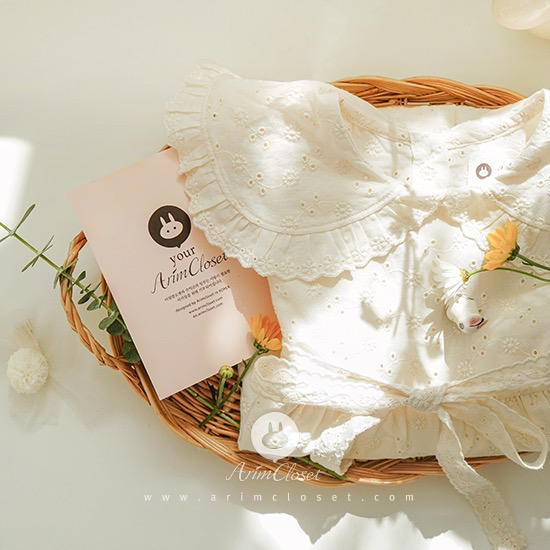 어여쁜 데이지 꽃들에 눈부신 하루를 보내죠 :) -  lovely natural lace pure cotton baby cotton premium dress
